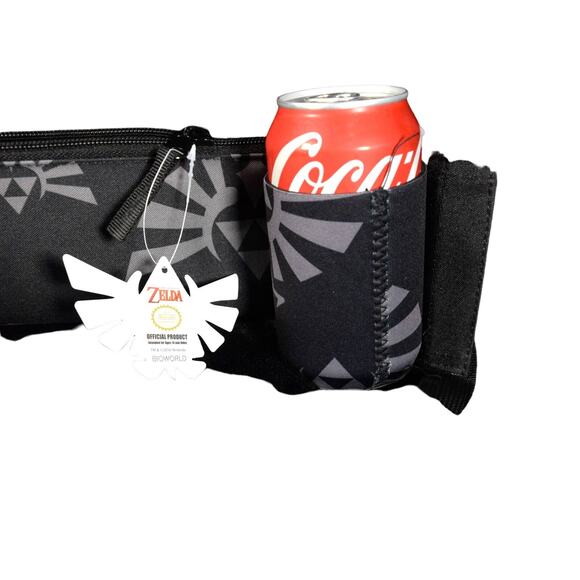 NEW Legend of Zelda Insulated Tube 5 Can Cooler Shoulder Sling Bag w/ Koozie - Picture 6 of 7